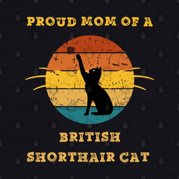 british shorthair cat mom by vaporgraphic